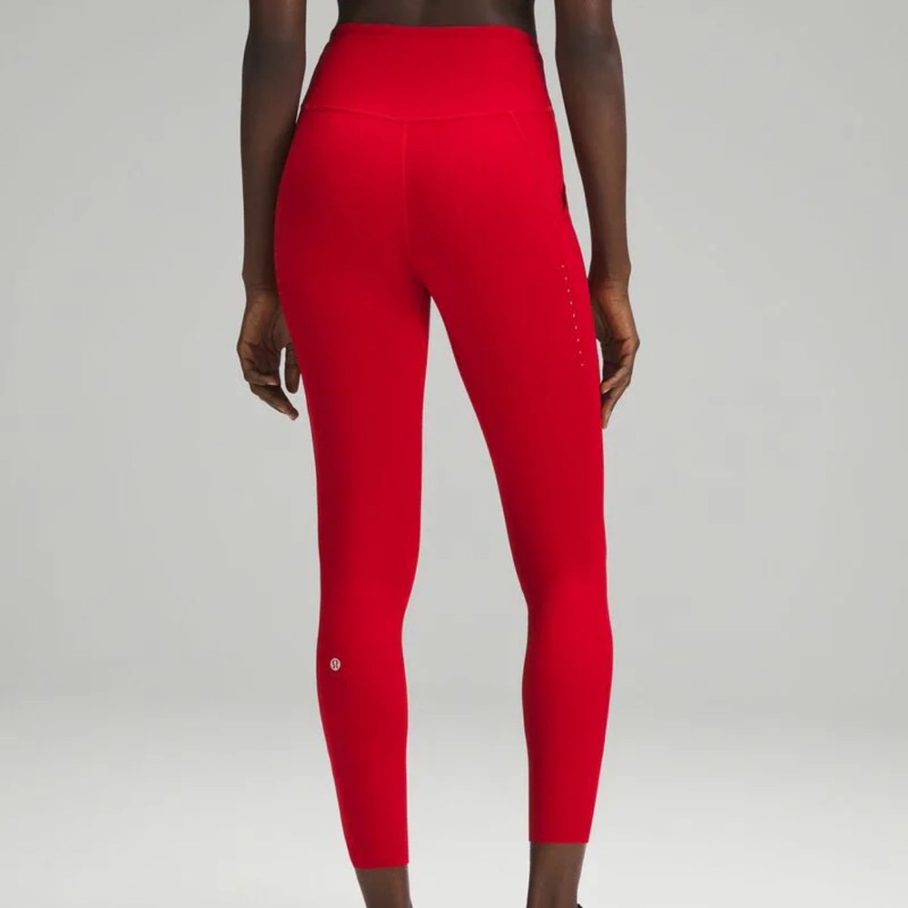 lululemon athletica Red High-Rise Leggings
